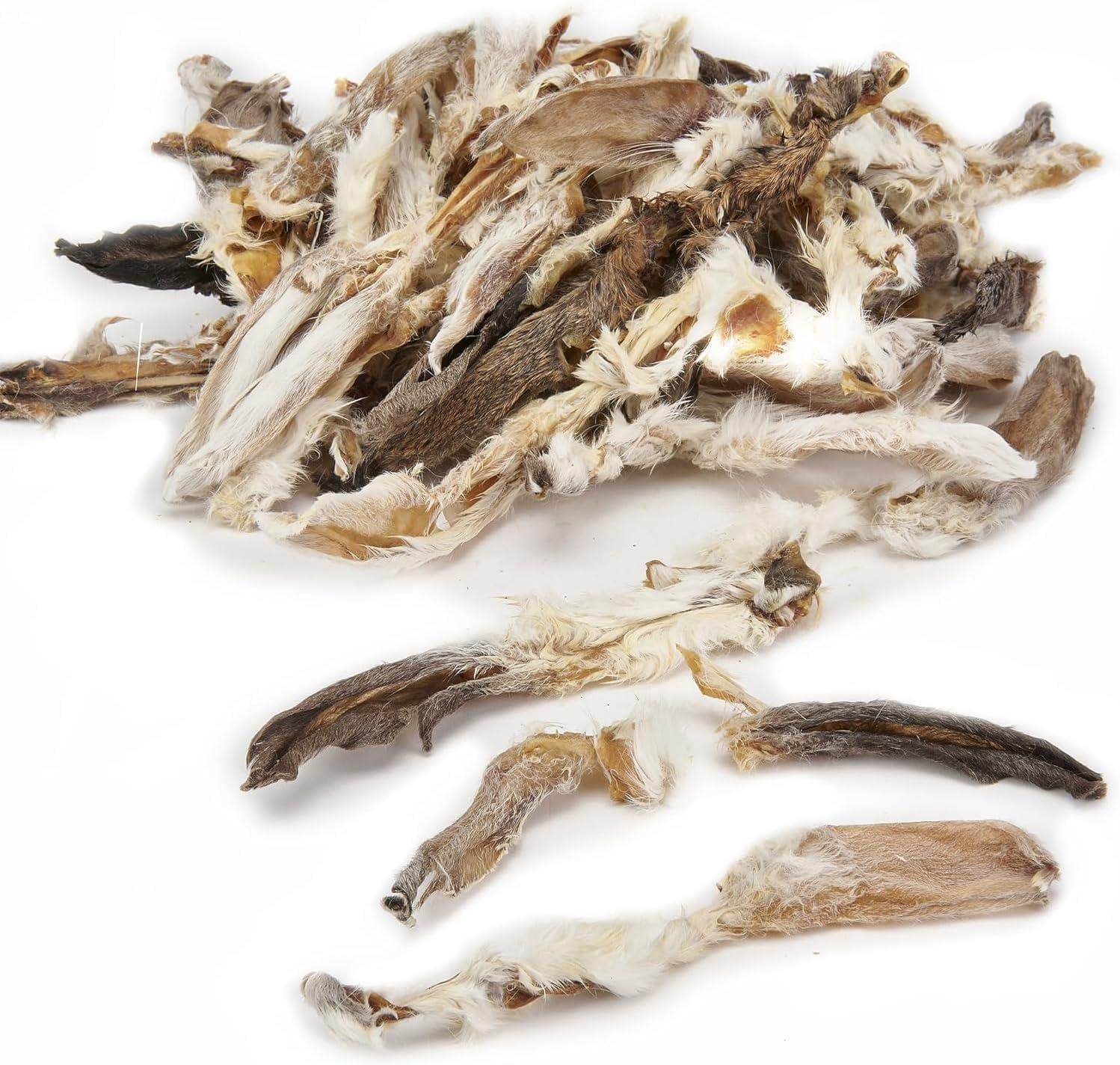 Hungry Pets Rabbit Ears with Fur 1kg