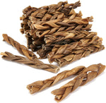 Lamb Skin Braided Dog Chews 15cm 5L Tub