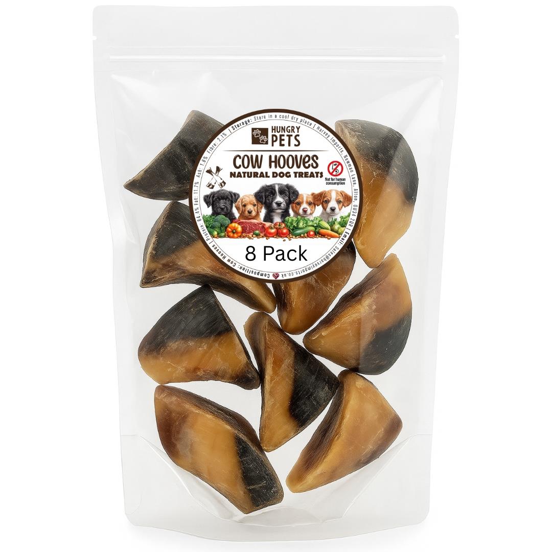 Hungry Pets Cow Hooves 8 Pack