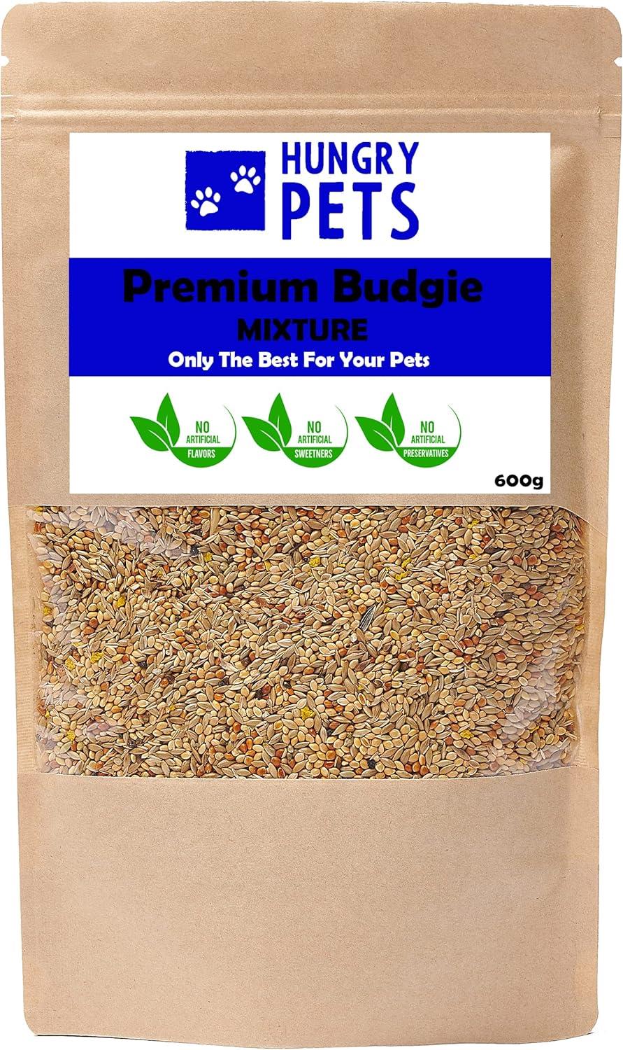Hungry Pets Premium Budgie Food 600g Pouch