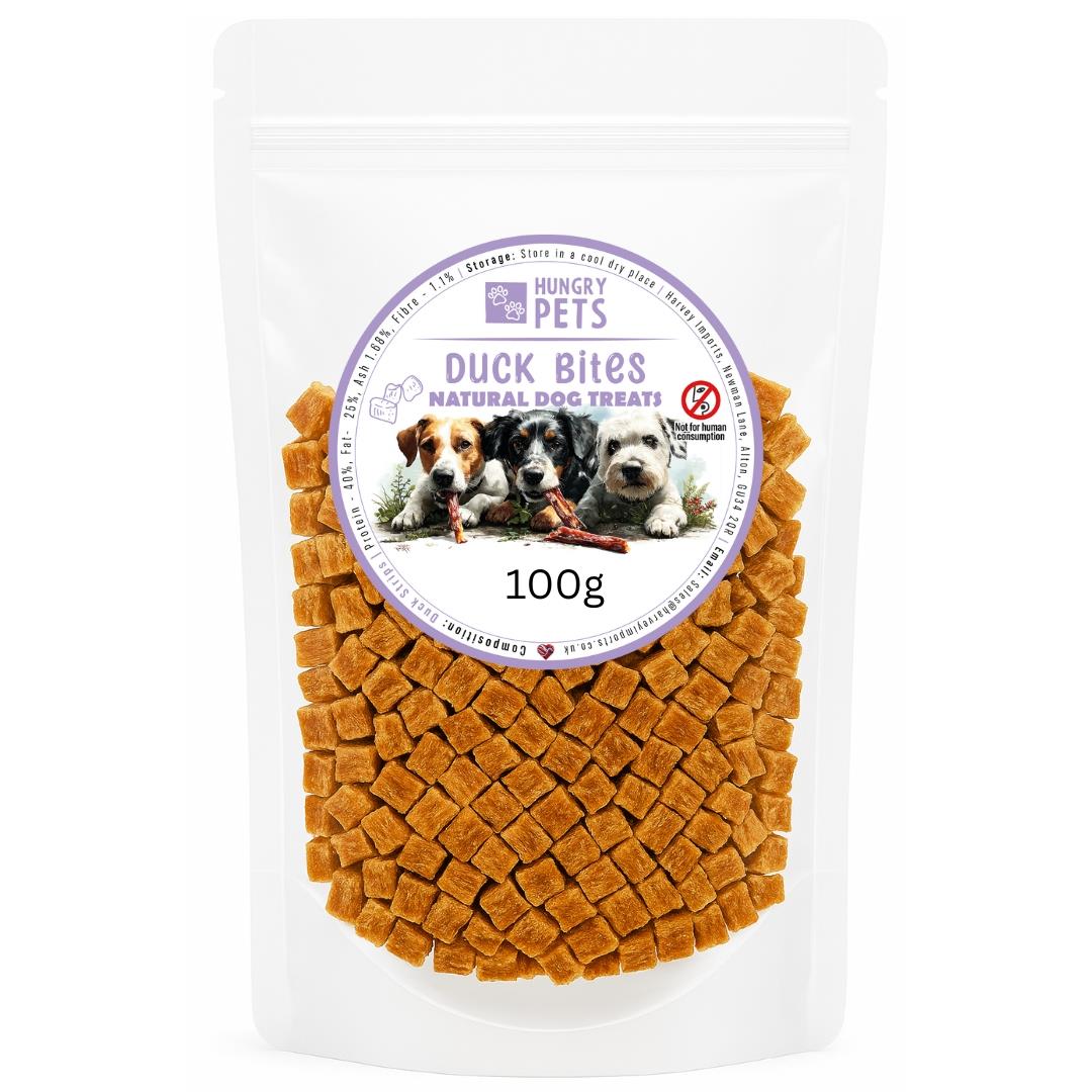 Hungry Pets 100% Duck Bites 100g