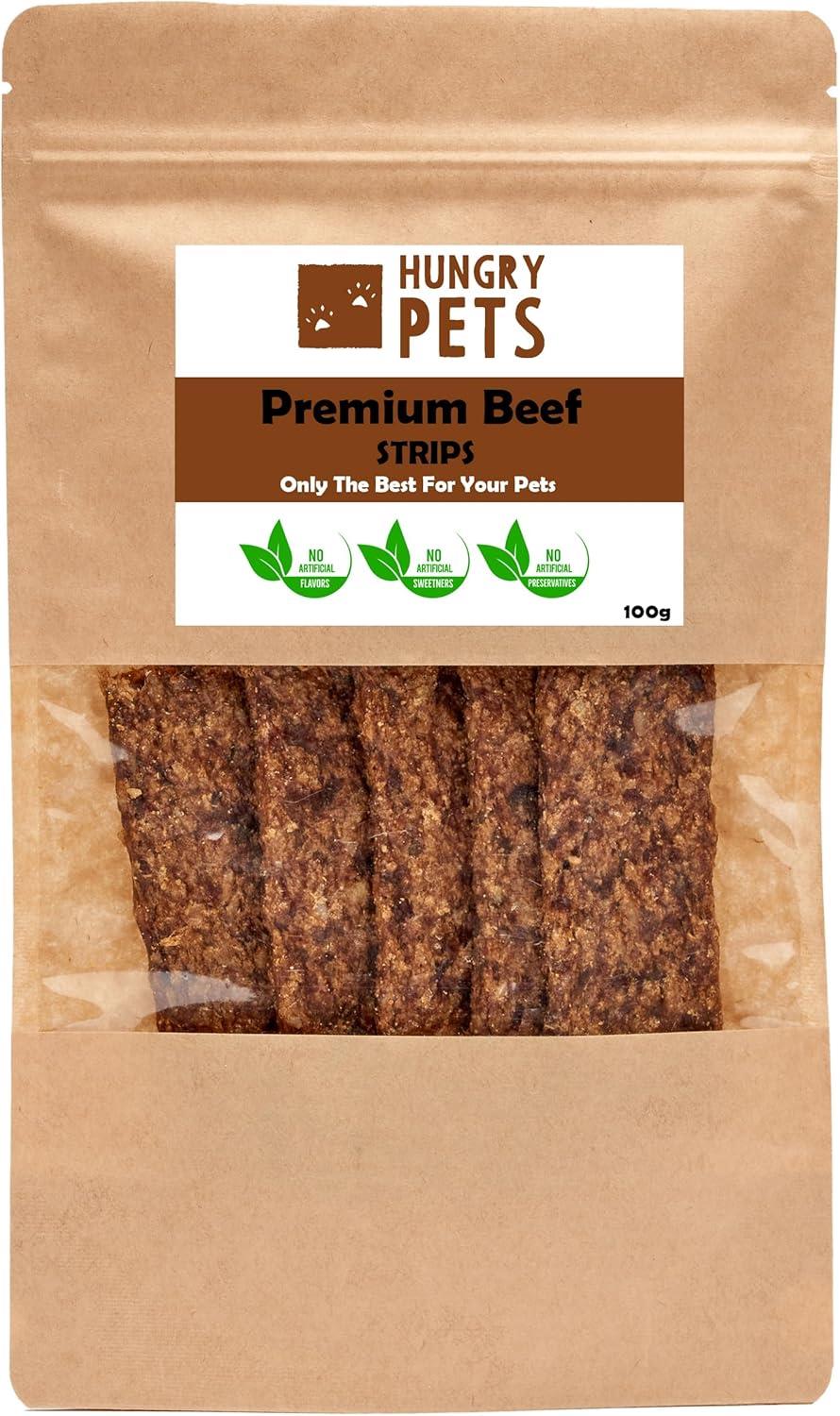 Hungry Pets Beef Strips 100g