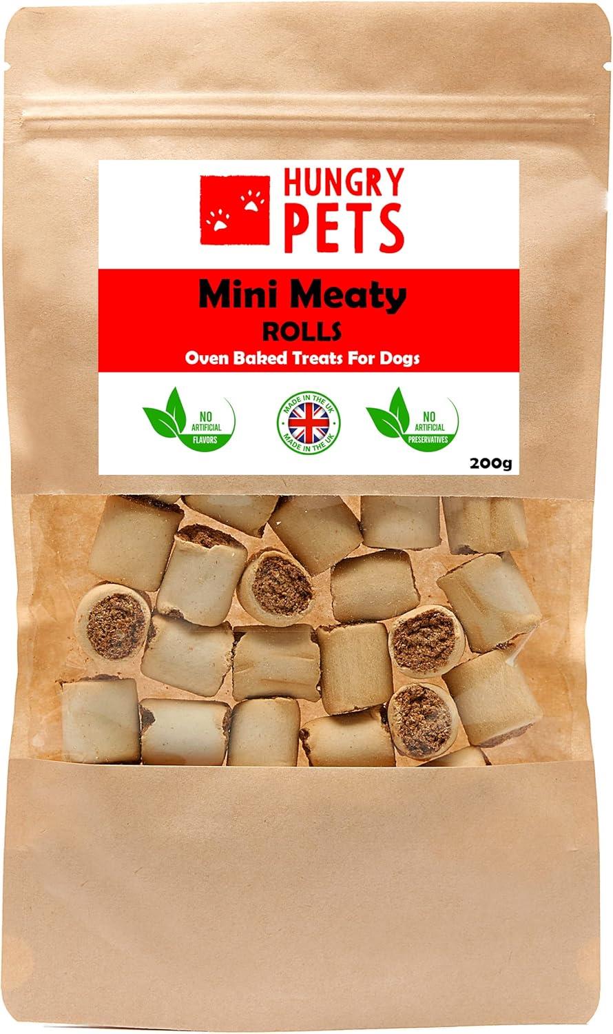Hungry Pets Mini Meaty Rolls – 200g Pouch
