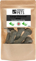 Hungry Pets Large Charcoal Bones 200g Pouch