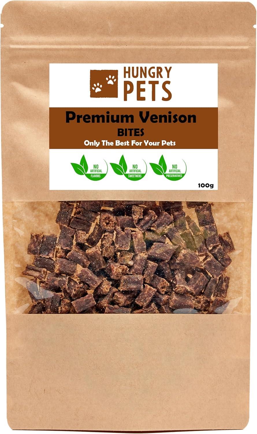 Hungry Pets Venison Bites 100g Pouch