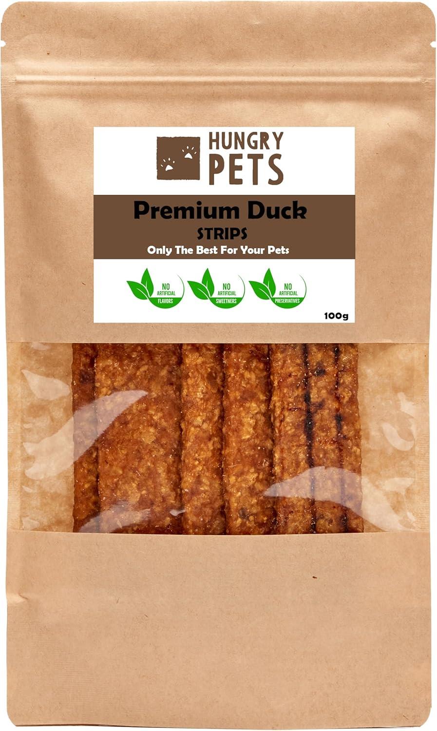 Hungry Pets Duck Strips 100g