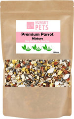 Hungry Pets Premium Parrot Mixture 1kg Pouch