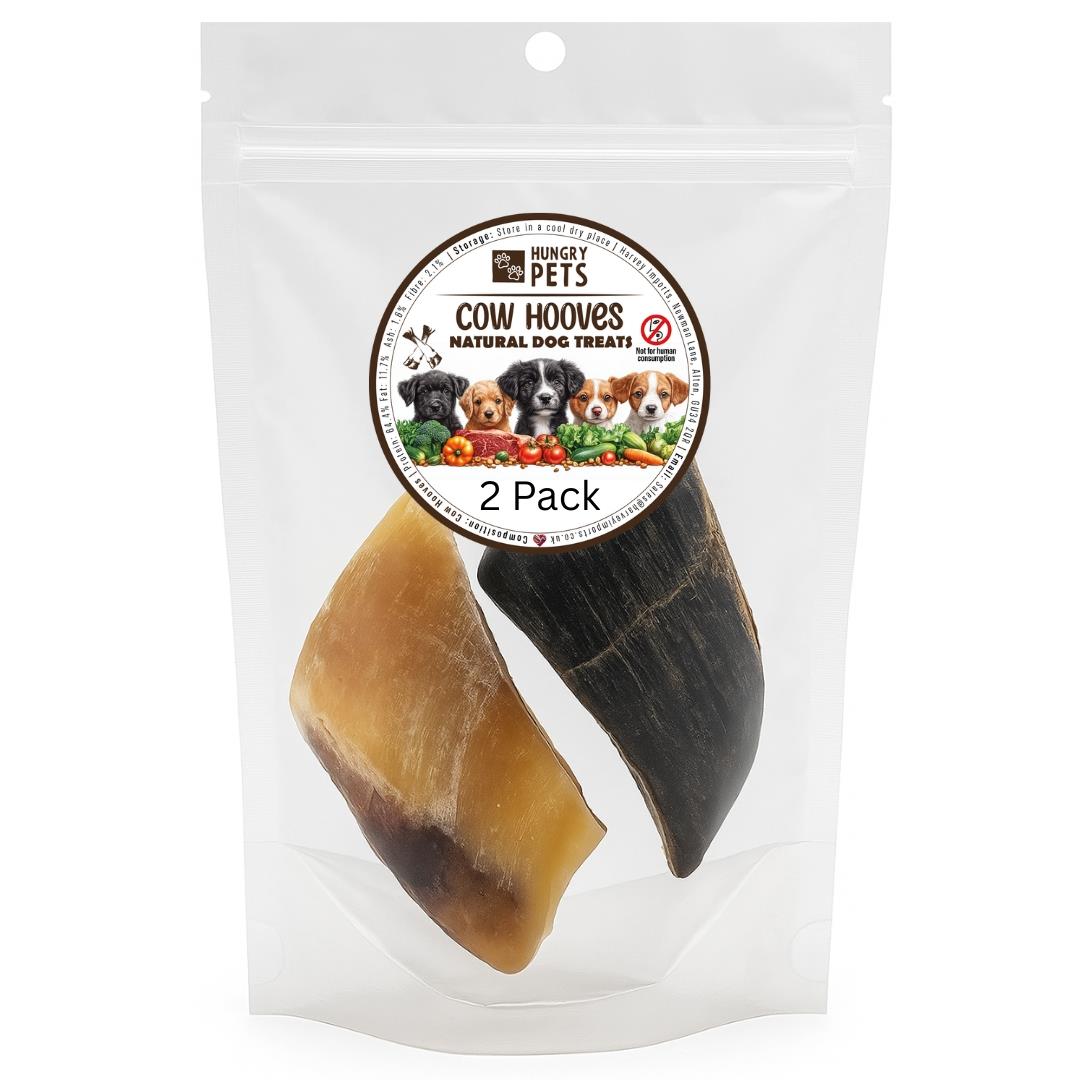 Hungry Pets Cow Hooves 2 Pack