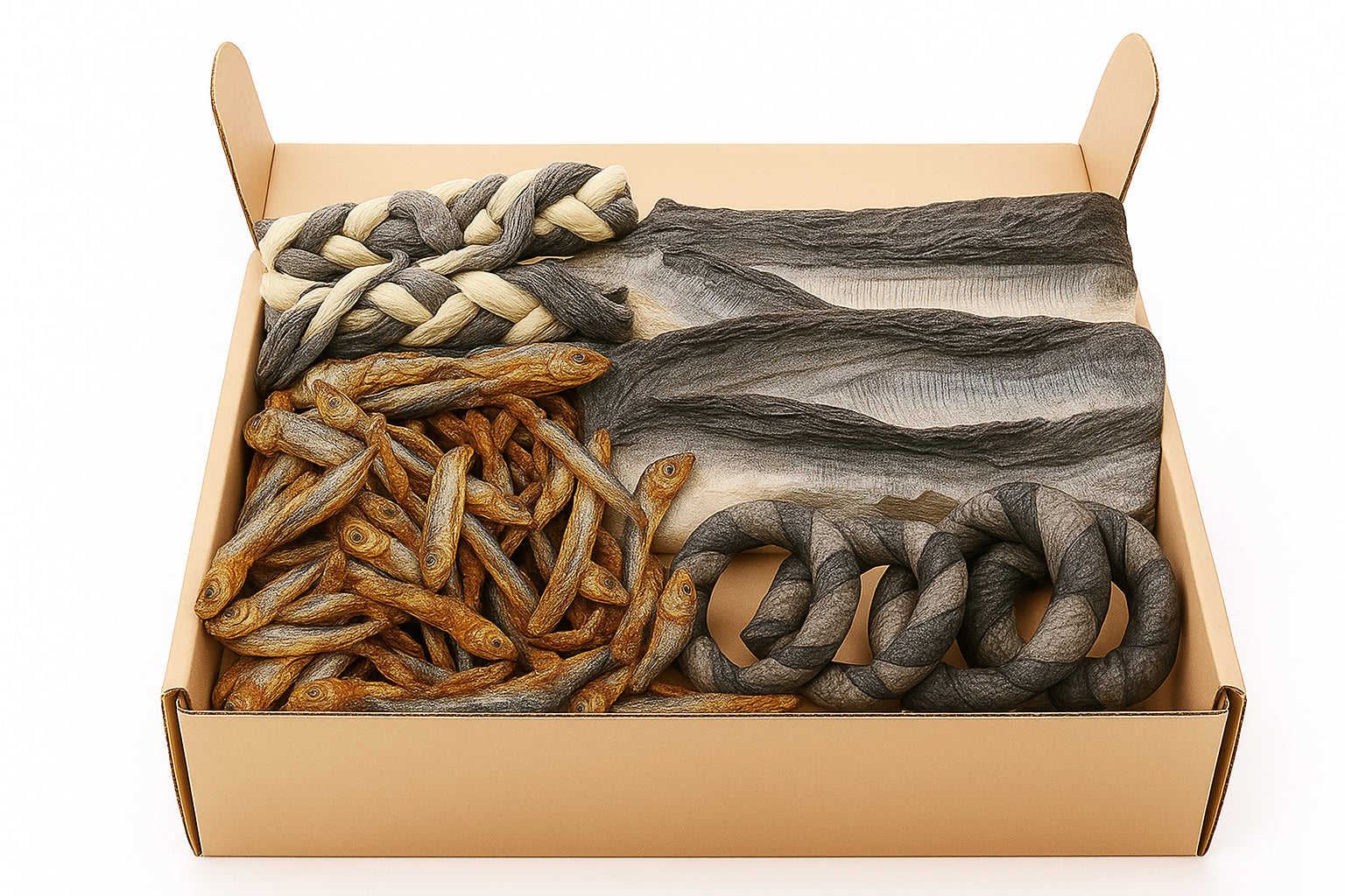 Hungry Pets Natural Dog Treat Box – Fish