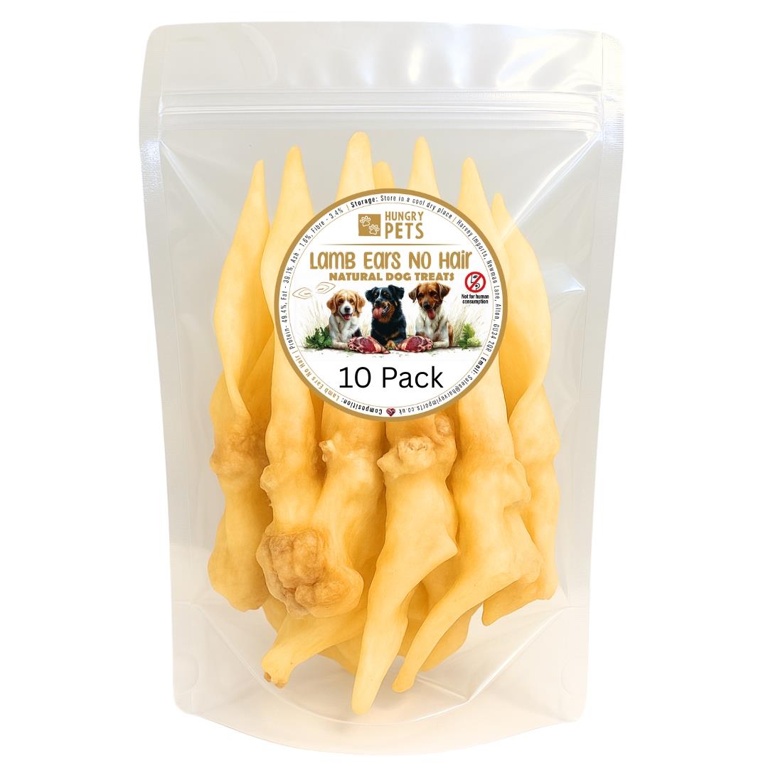 Hungry Pets Lamb Ear No Hair 10 Pack