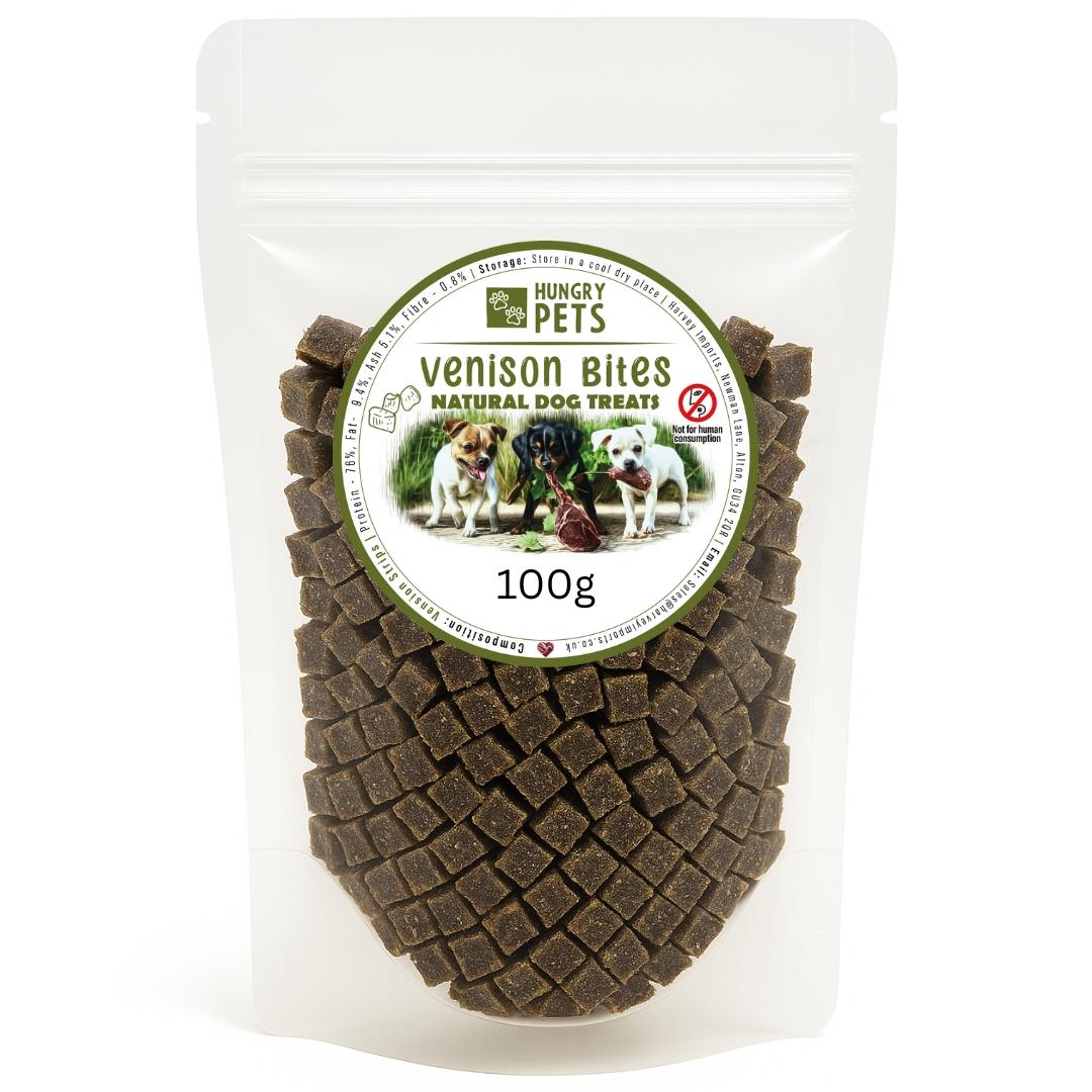 Hungry Pets 100% Venison Bites 100g