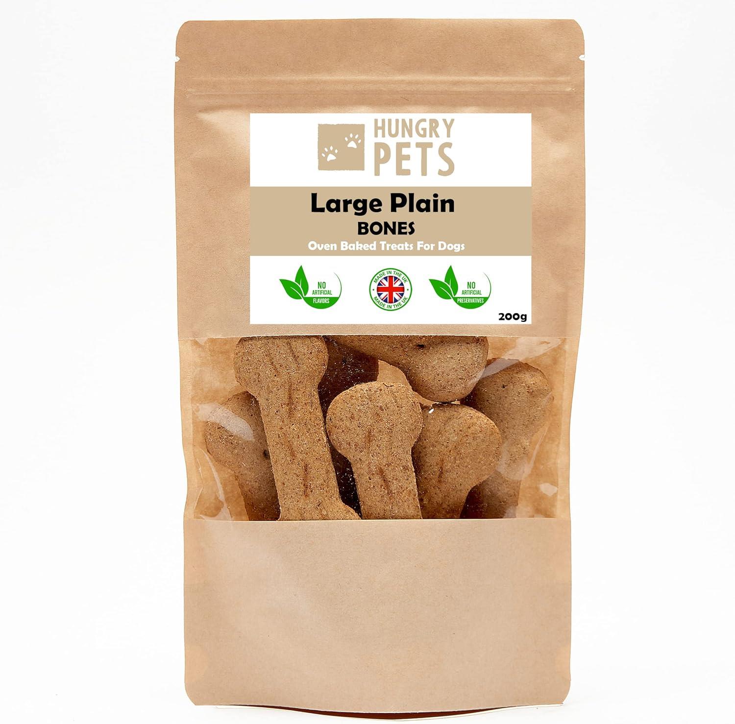 Hungry Pets Large Plain Bones 200g Pouch