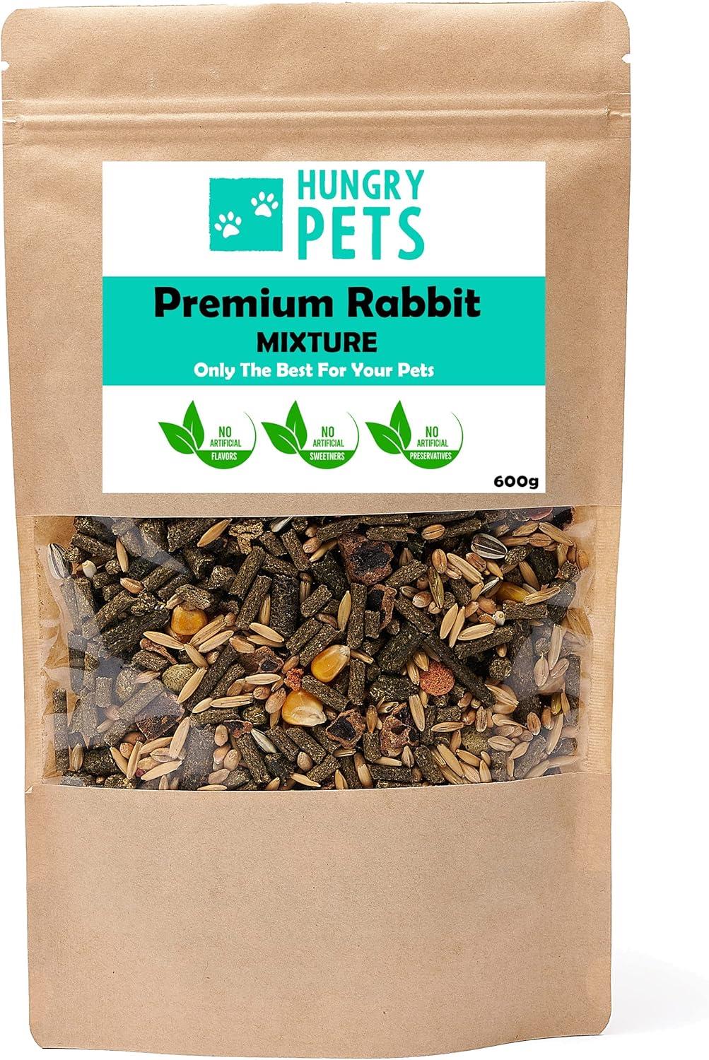 Hungry Pets Premium Rabbit Food 600g Pouch